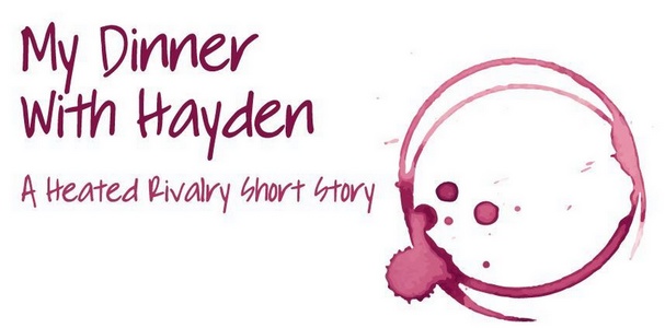 Illustration pour l'histoire My Dinner with Hayden: A Heated Rivalry Short Story